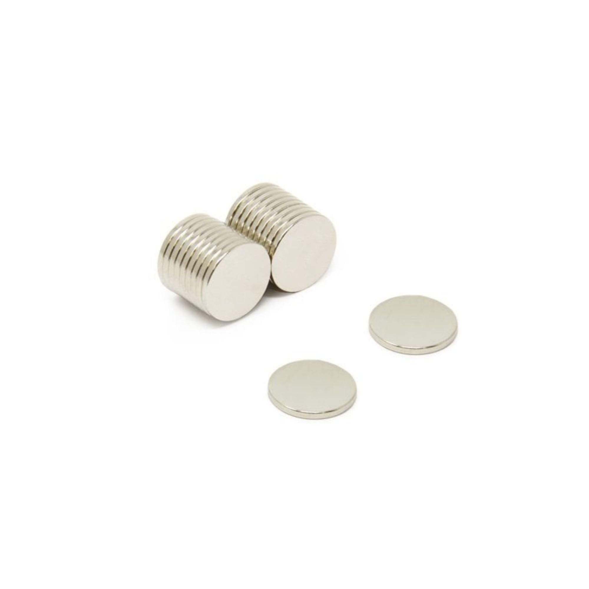 N42 Neodymium Magnet for Arts, Crafts, Model Making, DIY, Hobbies, Office and Home - 10mm dia x 1mm thick - 0.58kg Pull - Pack of 20