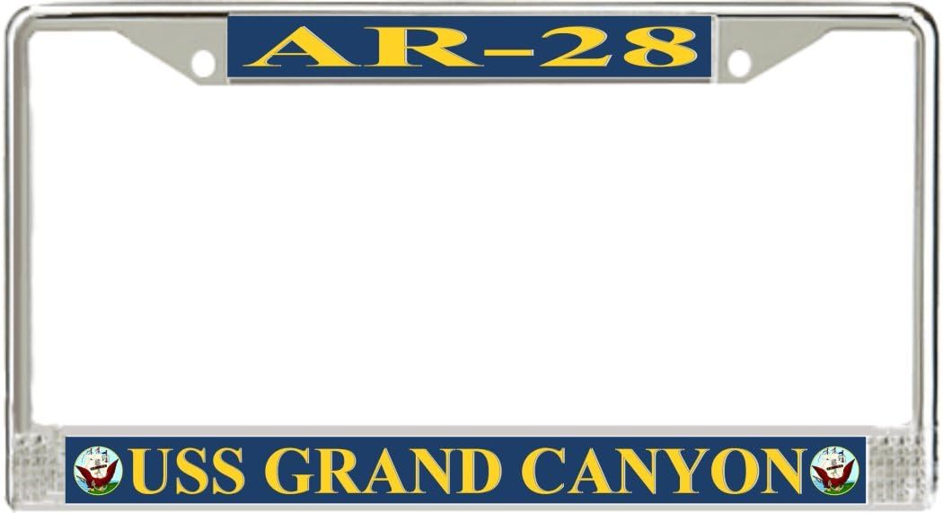 MilitaryBest USS Grand Canyon AR-28 License Plate Frame