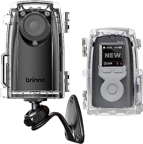 Brinno Time Lapse Camera BCC300-M - Outdoor Construction Jobsite, Plant, Weather Timelapse Camera - LCD Screen, Extended Battery Life, IPX4 Water-Resistant, Wall Mount