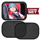 ALLES IM BLICK - Dank des 360-Grad-Kugelgelenks können Sie den Babyschalenspiegel individuell genau für sich einstellen. So haben Sie unabhängig von Ihrem Fahrzeug immer optimalen Blickkontakt mit Ihrem Kind.