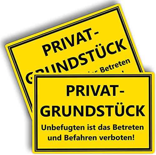 „Betreten Verboten“ Warnschild Aus Aluminium – 30x30 Cm, Rostfrei & UV-beständig | Für Privatgrundstück & Firmengelände