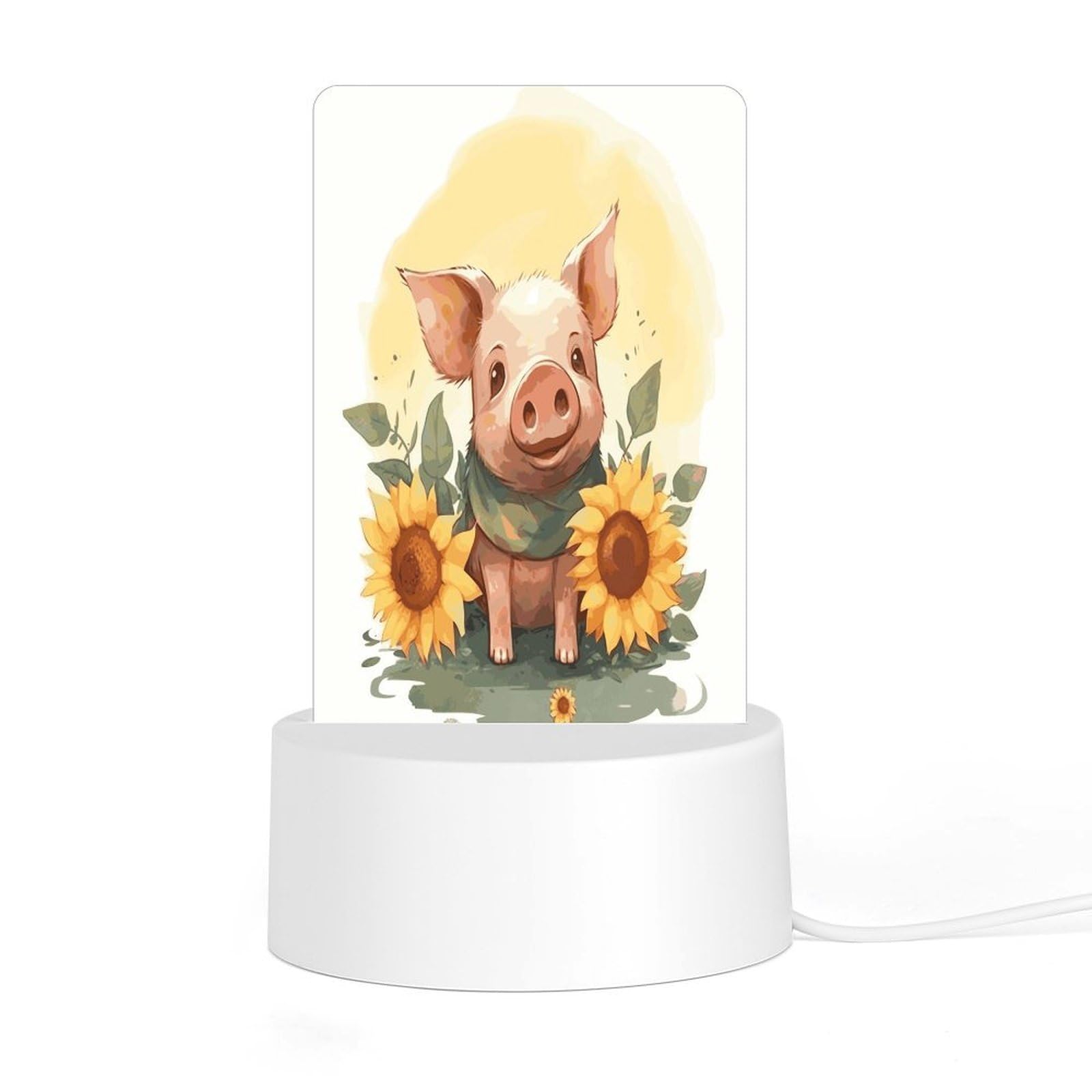 Adfgyerh Style Smiling (28) Night Light Acrylic Material Easy Installation, Home Decor Usb Interface Power Supply, Lamp For Restaurant Bar Cafe Room Decor