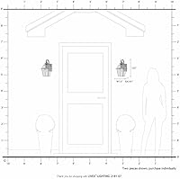 Vista 6 de Livex Lighting 2181-02 Farol de pared para exteriores con pantallas de vidrio biselado transparente, latón pulido