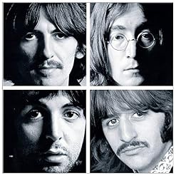 Artopweb 4 Beatles Panneaux Decoratifs, Multicolore, 27×27 Cm - Les Beatles, Paul McCartney, John Lennon, RIngo Starr, George Harrison