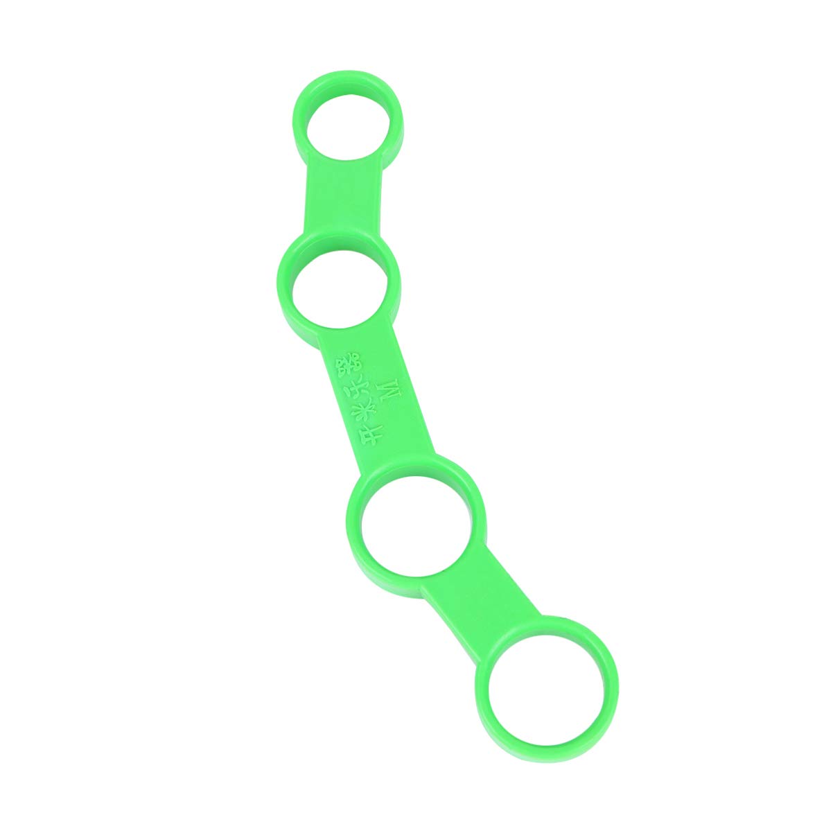 Guitar Finger Expansion, 1Pcs Plastic Finger Sleeve Finger Force Span Practicing Trainer Tool for Guitar Bass Piano Finger System Musical Instrument Accessories- Size M (Green)
