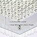Crystal Ceiling Lights Flush Mount LED Light Fixtures Ceiling Lamp Chandelier Lighting Fixture Colse to Ceiling Lights Ceiling Light Fixture Aluminum Pendant Lamp for Dining Room Bedroom -15Inch