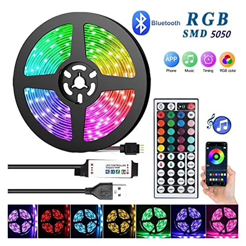 Ruban LED Bluetooth synchronisation musique avec télécommande infrarouge RGB 5V - 2