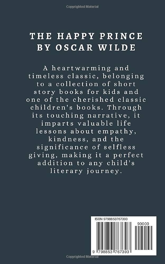 The Happy Prince: The 1888 Classic Childrens Book (Annotated