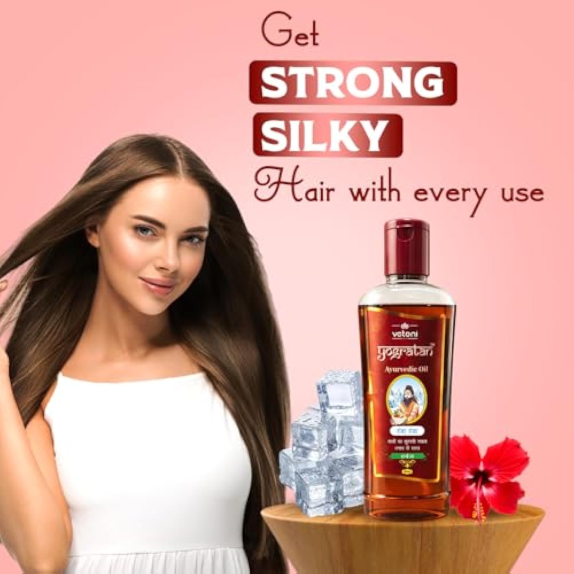 India Yogratan Ayurvedic Herbal Cool Hair Oil, 200ml