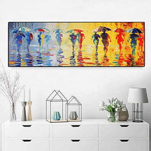 Peinture imprimée sur toile abstraite de haute précision 40x120cm