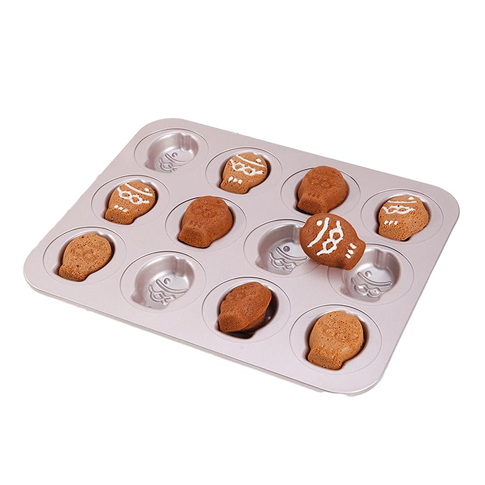 12 Tasses Antiadhésives En Forme De Poisson Muffin Moule À Cupcakes Mini Gâteau Taiyaki Fondant Topper Décoration Pain De Maïs Chat Chien Chiot Friandise Glaçon Chocolat Madeleine Biscuit Biscuit