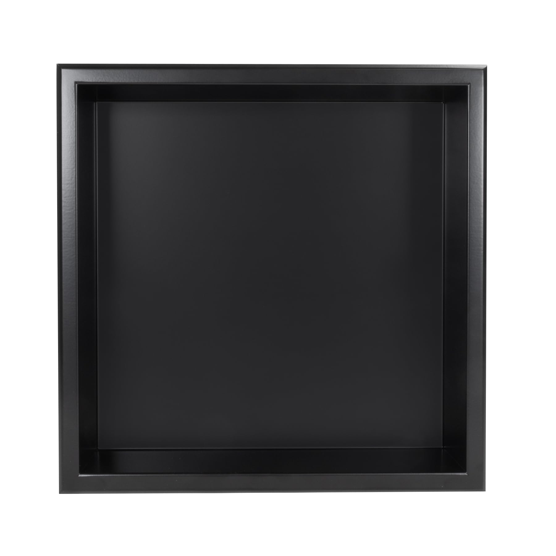 Thermopanel 304 Stainless Steel Recess Shower Niche - Matte Black (305 x 305 x 103mm) - Waterproof Modern Space Saving Shower Storage
