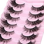 Fox Eye Lashes Wispy Faux Mink Lashes Volume Fairy Cat Eye Lashes That Look Like Extensions Spiky Fake Eyelashes Natural Look - Image 2