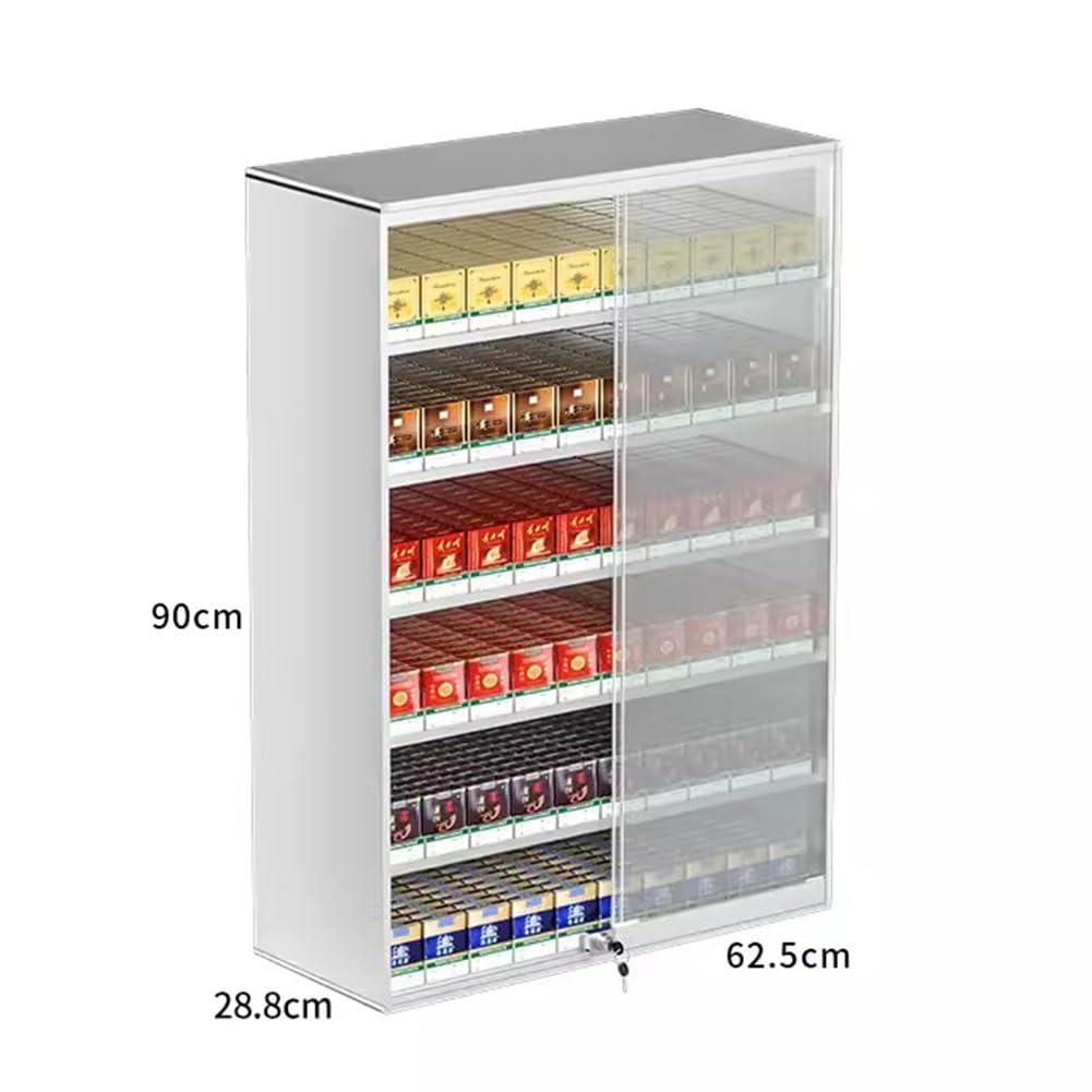 Amazon.com: Cigarette Showcase Display Rack with Lock, Commercial Retail Display  Case for Cigar, Candy or Collectibles, Cigarette Cabinet Organizer for  Supermarkets, Bars, Market, 1 Piece ( Color : Silver , Size : Industrial &  Scientific