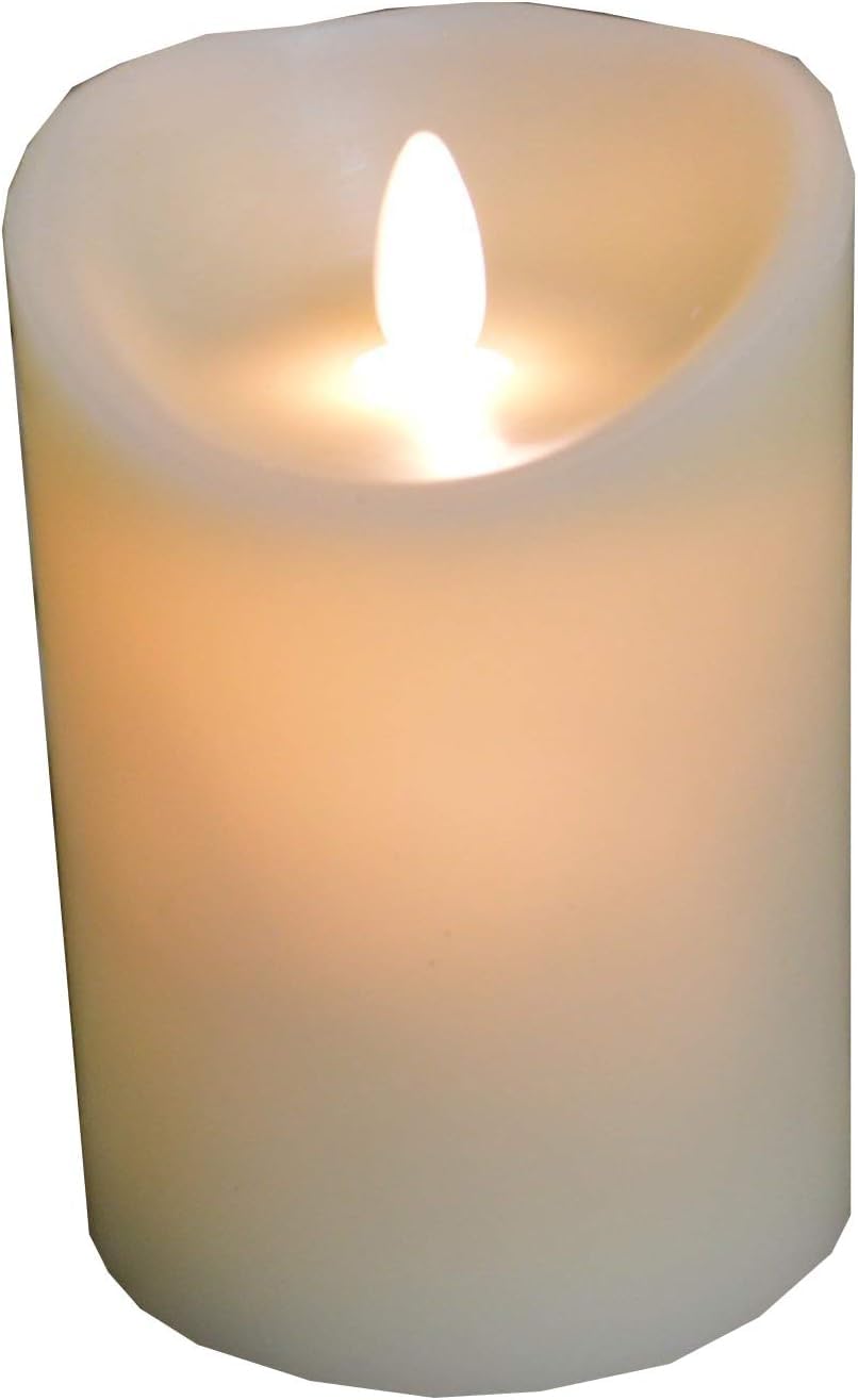 Premier Battery Operated LED Dancing Flame Candle With Timer 13cm x 6cm
