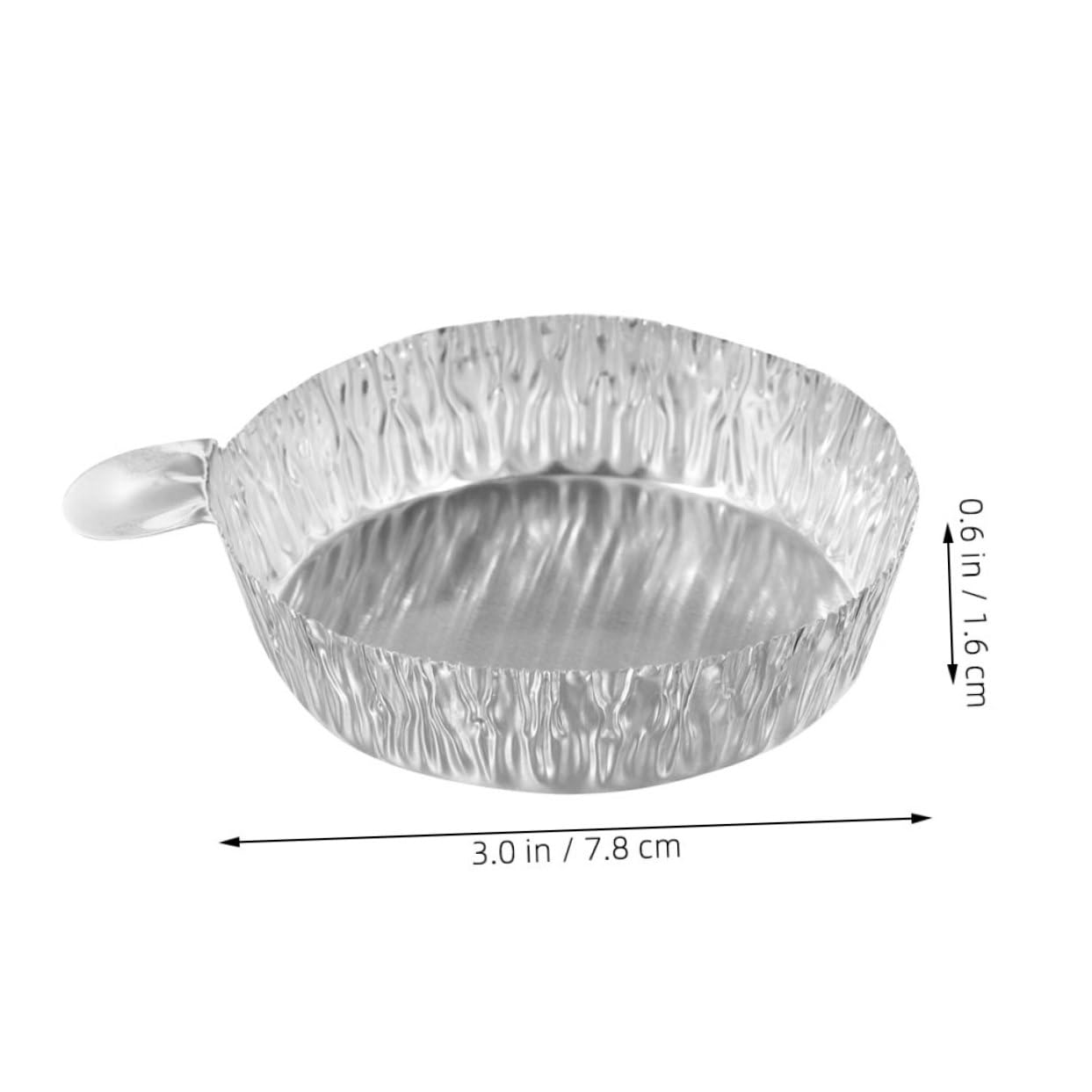 SHINEOFI Bandejas De Aluminio Desechables Pesaje De Platos De Peso De Aluminio Utensilios De Cocina Medición Y Almacenamiento De Ingredientes 100 Piezas*4