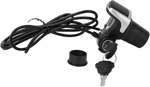 Miniatura 6 de Astibym Acelerador de bicicleta eléctrica, pantalla restante de potencia 36 V Wear1. Acelerador de manillar de bicicleta con cable de 19.7 ft con