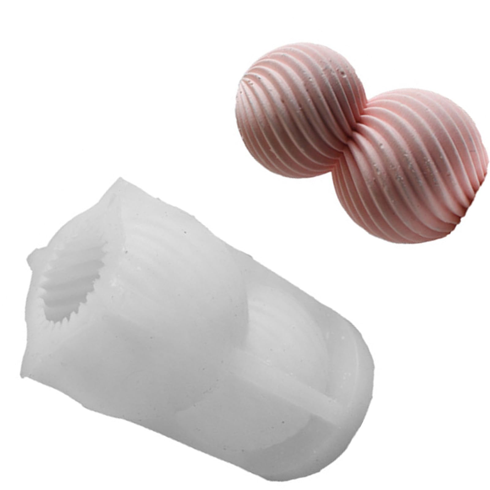 Buxuaaaa Food Grade Silicone Sphere with Folding Pattern for Aromatherapys and Home Decoration Easy Releases Silicone