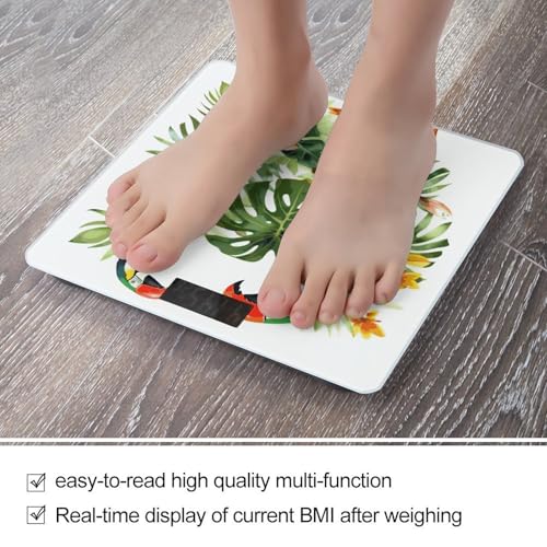 Báscula digital de baño con plataforma de vidrio templado 10x10 in miniatura 5