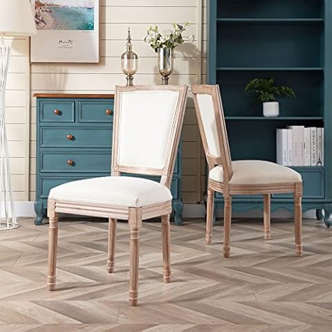 Nrizc French Bistro Dining Chairs Set of 2 Cover