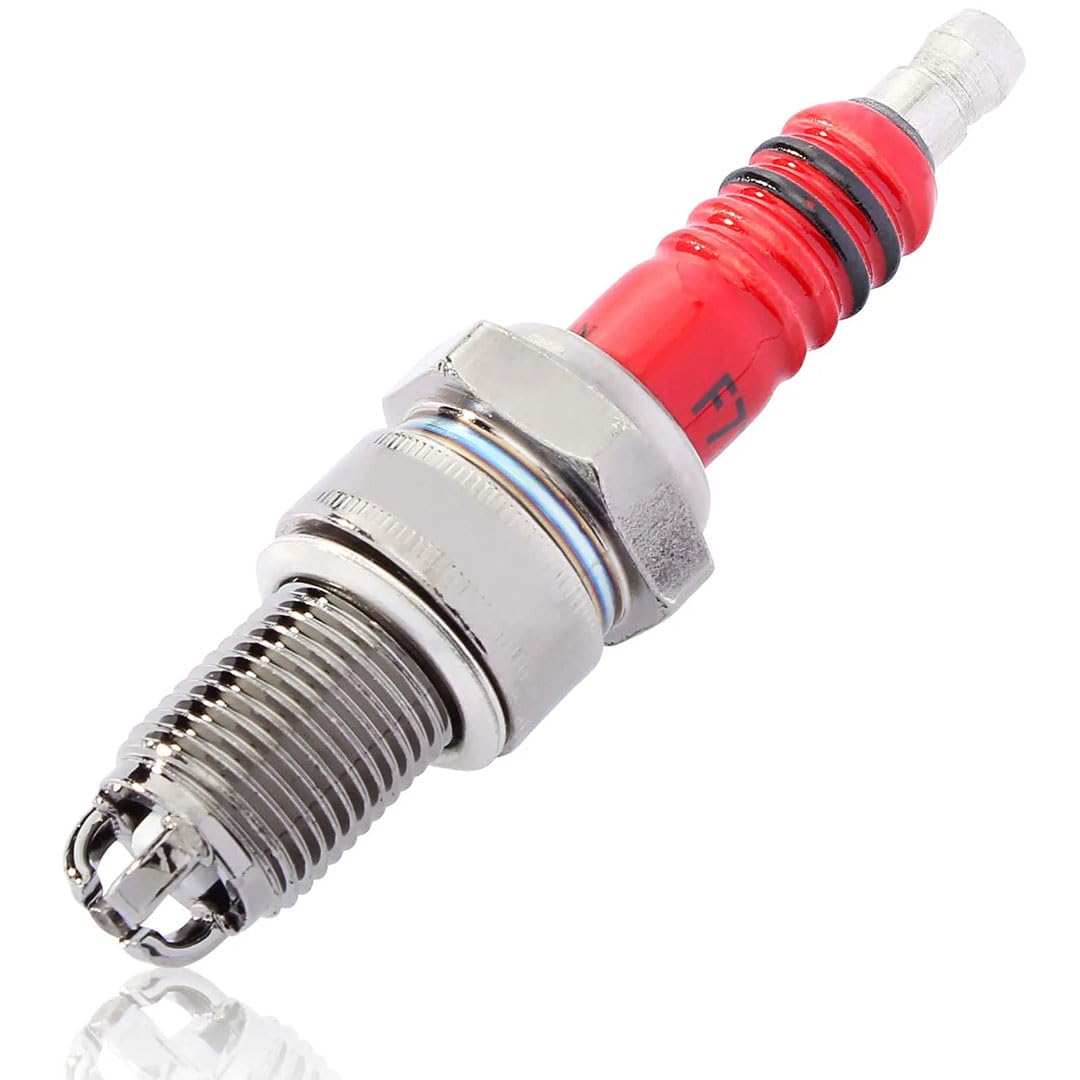 Candele di accensione per generatore/Tosaerba/Trattore/motozappa/Motosega/Pompa dell'Acqua/Go-Kart/Macchina la Lavorazione del Terreno, 5 Candele F7TC