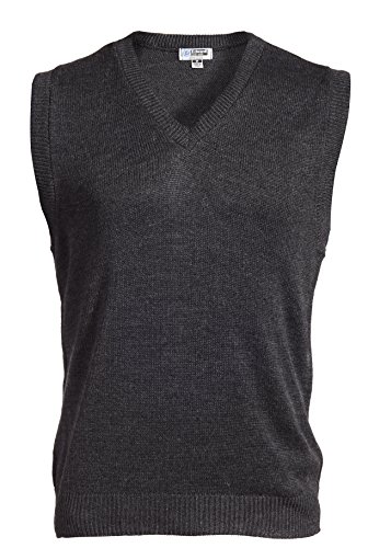 Averill's Sharper Uniforms Unisex V-Neck Sweater Vest 3XL Charcoal-Grey