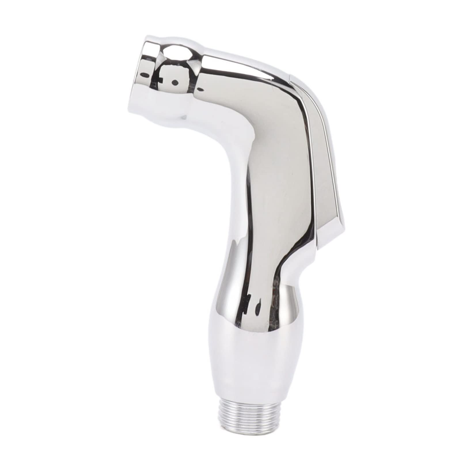 VINGVO Bidet Sprayer Handheld Bidet Sprayer ABS Material Chrome Finish Silver Modern Style Water Saving Nozzle Bath — view 7