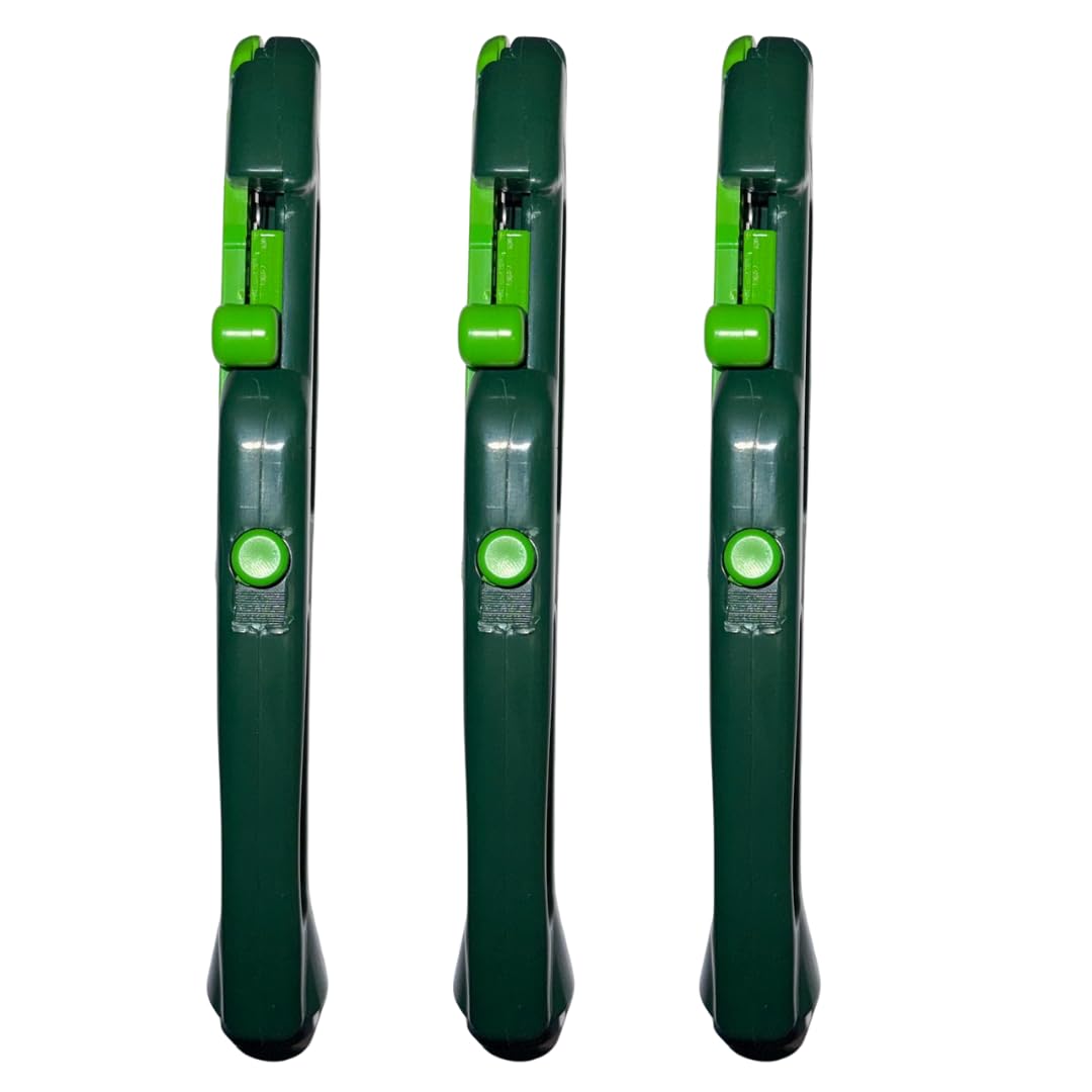 Pack 3 GLADIUS: Taglierino, Cutter Antinfortunistico Professionale a Tripla Funzionalità. Lama retrattile automatica di Sicurezza. Anti-inceppamento, Battichiodi. Perfetto per Carta, Cartone, Tessuti.
