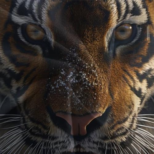 Housse de couette single tigre imprimé 3D haute définition en microfibre