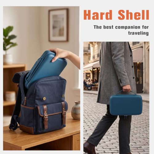 Image of ProCase Hard Shell Travel Sunglasses Organizer, Portable Multiple Glasses Case for Travelling
