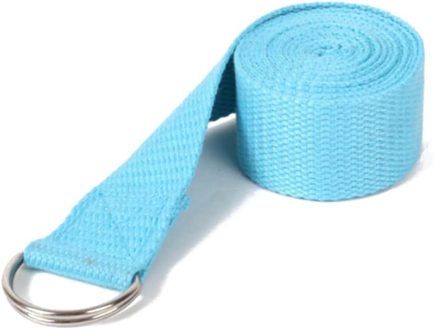 Yoga Strap with Adjustable D Ring Buckle for Daily Exercise