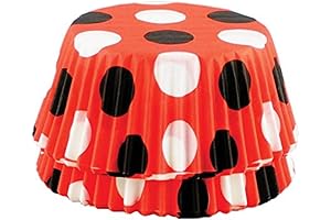 Adorn Your Treats with Mickey Flair: Fox Run Polka Dot Foil Muffin and Cupcake Liners