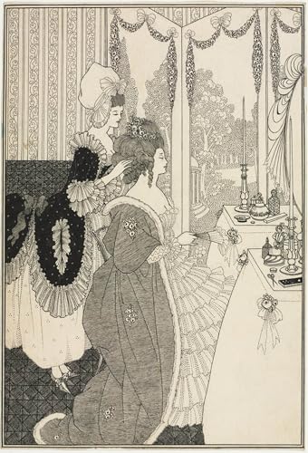Pintura Poster la toilette de Aubrey Beardsley para decoracion del hogar y paredes de oficina