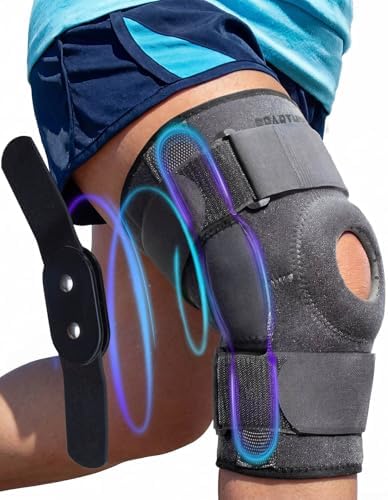 Sparthos Knee Brace for Women & Men - Meniscus Tear Support - Gray-XXXL