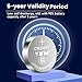 YKM High Capacity CR2477 3V Lithium Battery DL2477 ECR2477 2477 Button Coin Cell Battery for Temperature Sensor Smart Thermostat Thermometer Motion Detector 5 Pack