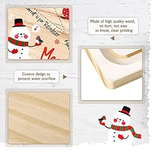 Honeydak Santa Cookie Plate, Dear Santa Christmas Cookies Plate Wooden Tray Platter Mat Christmas Santa Plates Milk and Cookie Plates Decorations for Kids Christmas Supplies Honeydak Santa Cookie Plate Dear Santa Christmas Cookies Plate Wooden Tray Platter Mat Christmas Santa Plates Milk and Cookie Plates Decorations for Kids Christmas Supplies