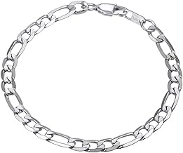 PROSTEEL 316L Stainless Steel Bracelet For Men, Stylish Figaro Chain, Hypoallergenic Jewelry, Black/Gold/Silver Tone, W:6mm-13mm, L:7.5"/8.3", Come with Box