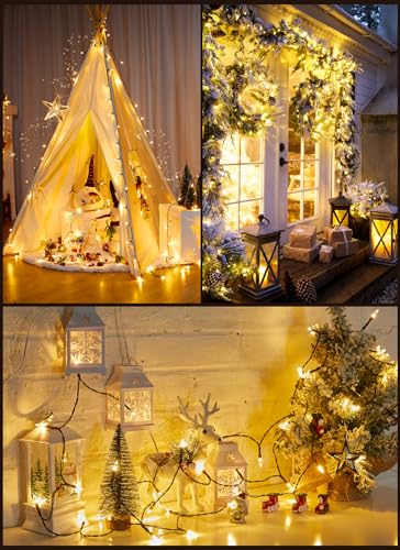 Minetom Led Christmas Lights - 39 Feet 100 Led Mini String Lights With Remote, Usb Operated Waterproof Christmas Tree Lights For Indoor Outdoor Garland Wreath Home Garden Holiday Party Decor thumb #3