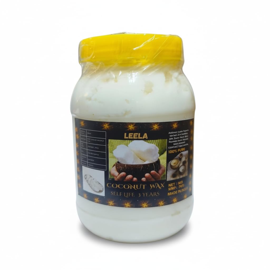 100% Natural Eco-Friendly Bulk Coconut Wax for Candle Making for Scented Luxury Coconut Wax (1kg)-image-4