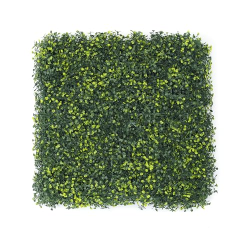 Valyria Home - Jardín Vertical Artificial Exterior o Interior - Jardín Deseado Claro - Planta Artificial para Pared Moderno - Pack 4 Paneles 50x50 cm - Decoración Diseño Moderno - Proteccion UV