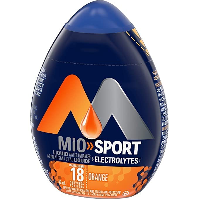 Miniatura 3 de MiO Sport - Potenciador líquido de electrolitos naranja, 1.6 fl oz1.6 fl. oz. (paquete de 3) Se envía desde Estados Unidos