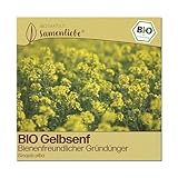 Samenliebe BIO Gelbsenf Samen | Gründünger - Bienenweide - samenfestes BIO Saatgut