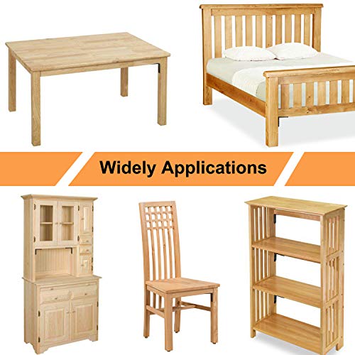 Blingstar L Bracket Stainless Steel Corner Brace 16 Pcs 1.57X1.57 Inch Joint Right Angle Bracket 90 Degree Corner Fastener For Wood Furniture Bedframe Cabinet Drawer Chair, With 64 Pcs Screws, Black #TOP5