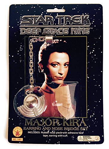Rubies Star Trek DS9 Kira Ohrring und Nasen Rücken im Set