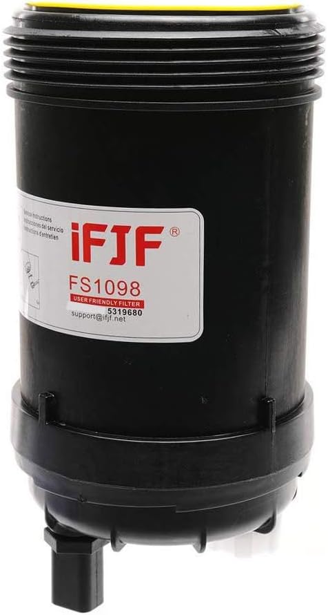 iFJF FS1098 Fuel/Water Separator with PCV Valve Replacement for B6.7 ISB6.7/QSB6.7 ISL8.9 L9 Series Diesel Engines for 5308722 5319680