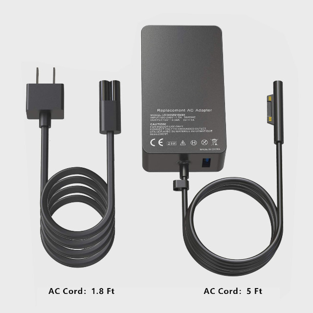Amazon.com: TREE.NB Laptop Surface Pro Charger 15V 2.58A 44W Power