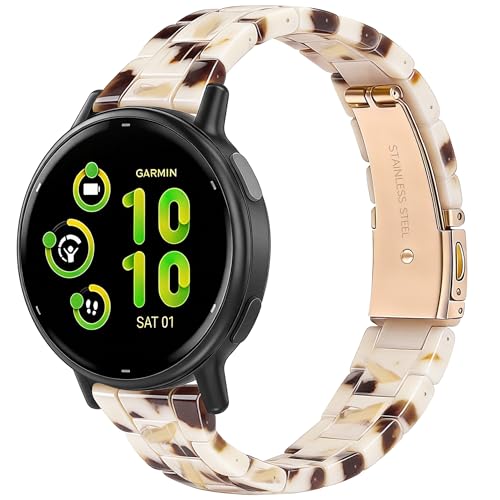 Garmin Vivoactive 5/6/3/Forerunner 165/55/245/645�p�����r���v�o���h 20mm ���������p���X�g�o���h ���߉\�ȃX�g���b�v �j�����p