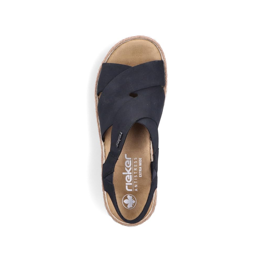 Rieker Damen Pantoletten 69264, Frauen Slipper