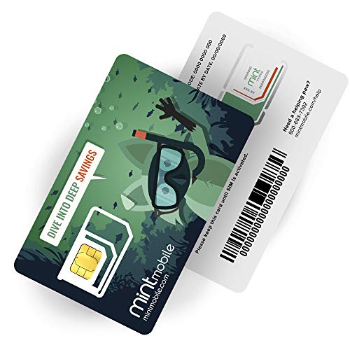30/Month Mint Mobile Phone Plan Unlimited Talk, Text & Data for 3Months (3in1 SIM Card