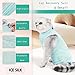 BAMY Cooling Cat Recovery Suit Adjustable Kitty Sterilization Costume Summer Pet Surgery Wear Weaning Clothes Anti-Licking (Blue, S)